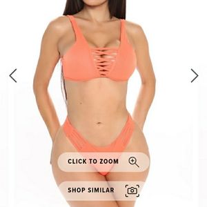 Orange swim suit